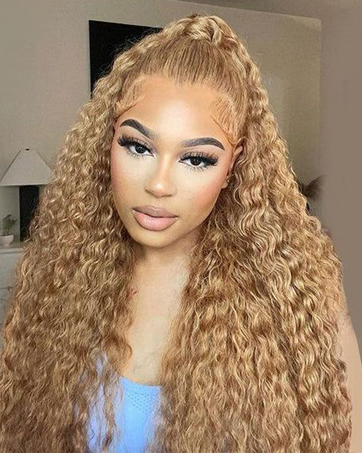 Water Wave Hair Bundles Human Hair Honey Blonde Bundles Deals Human Hair