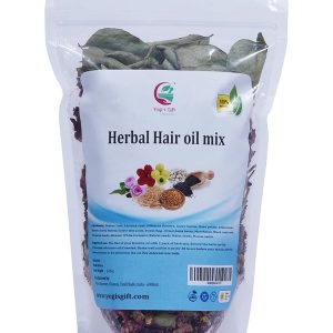 HERBAL HAIR OIL MIX | Ayurvedic 18 Essential Raw Herbs for Oil Infusion | 100% Natural Indian Herbs for Hair Growth | Yogi’s Gift For Women