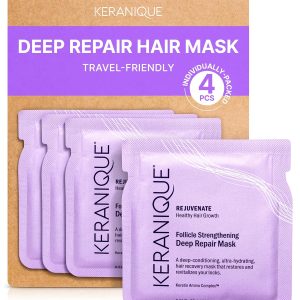 Keranique Hair Mask: Deep Repair & Hydration for Dry, Damaged Hair - Keratin Protein Boost for Fine Strands - Intense Moisturizer for Women