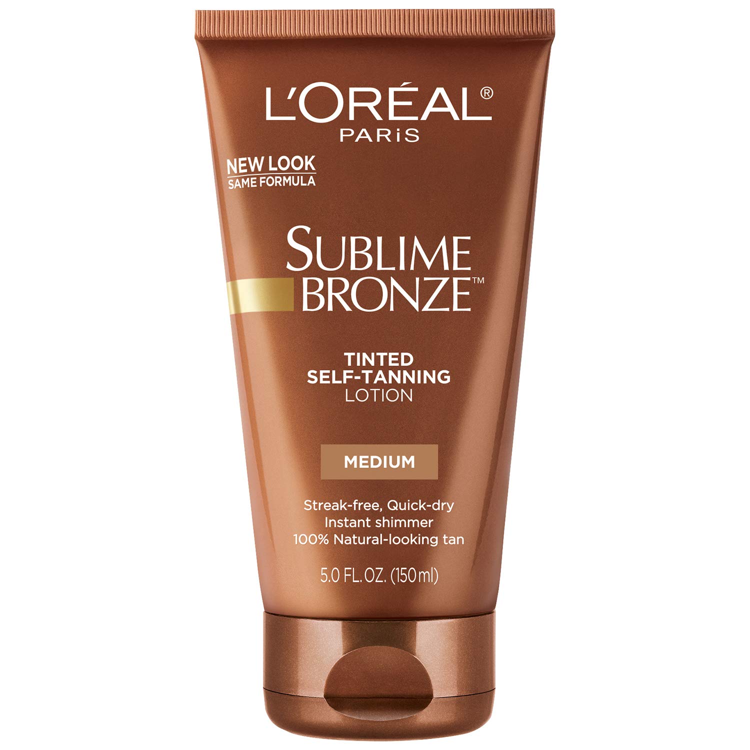 L'Oreal Paris Sublime Bronze Tinted Self Tanning Lotion, Medium Tan, 5 fl. oz