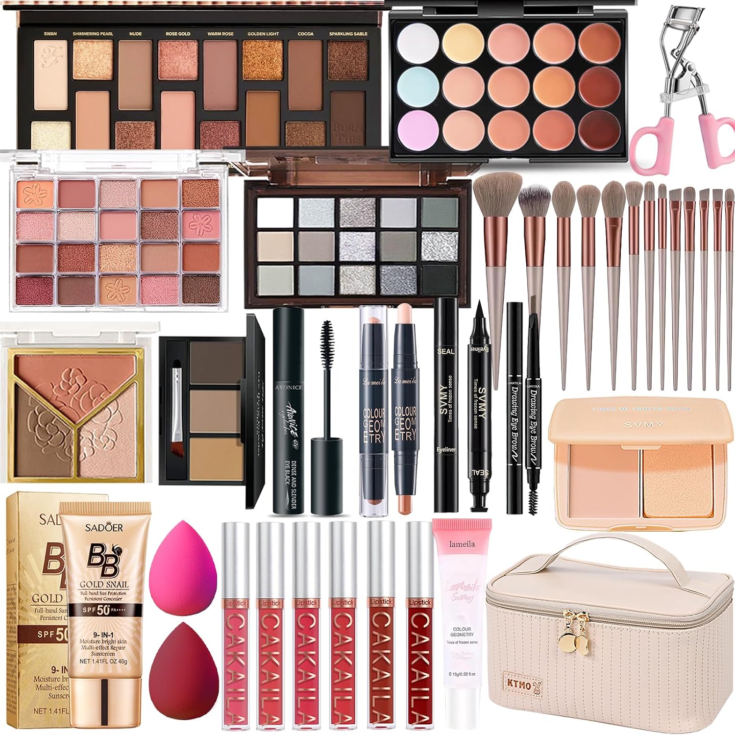 Makeup Kit for Women Full Kit, Makeup Sets for Women, Makeup Brush Set for Women Full Kit, Travel Makeup Kit, Makeup Bundle