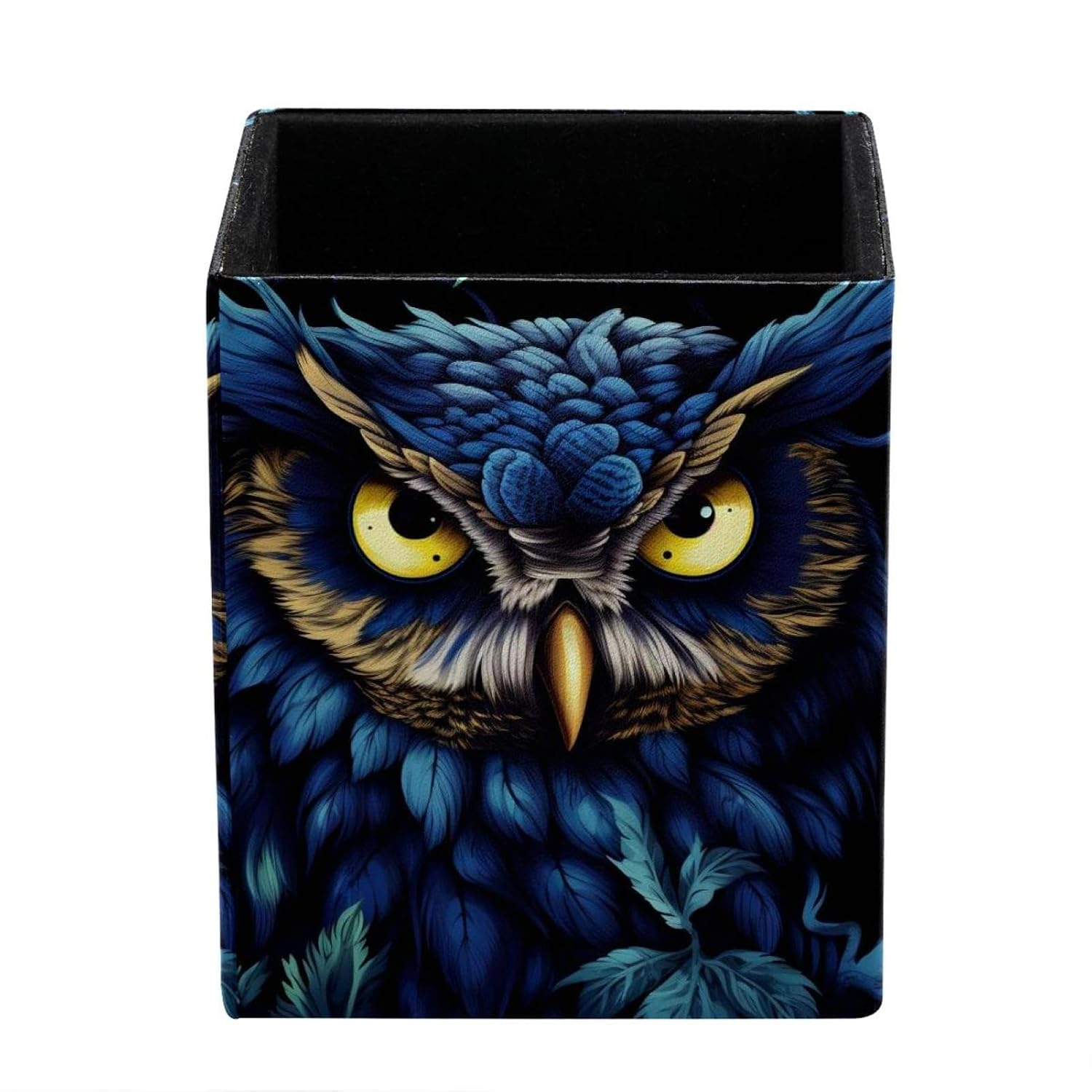 Owl Pencil Holder, Pencil Cup for Desk, Makeup Brush Holder Cup for Kids Desk Organizer for Office, Classroom, Home