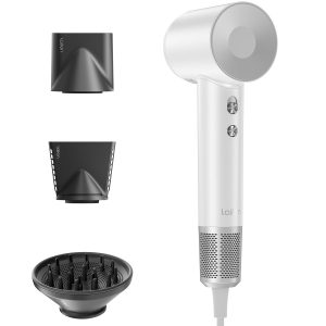 Professional 110,000 RPM High-Speed Hair Dryer 200M Negative Ions Low Noise White New