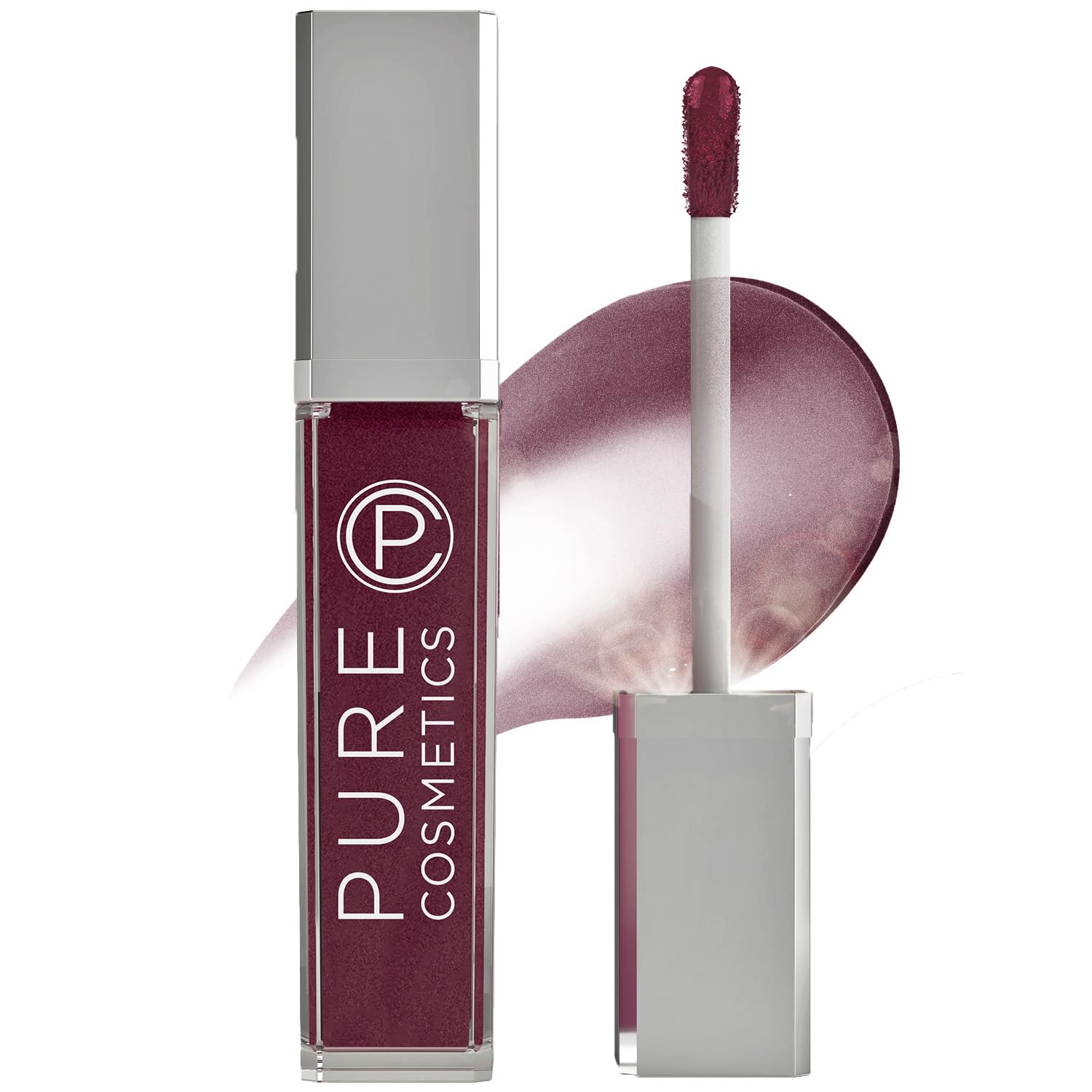 Pure Illumination Lip Gloss - LED Applicator, Moisturizing, Non-Sticky (Passion)