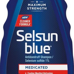 Selsun Blue Anti-Dandruff Shampoo 21 Oz and 11 Oz Medicated Maximum Strength