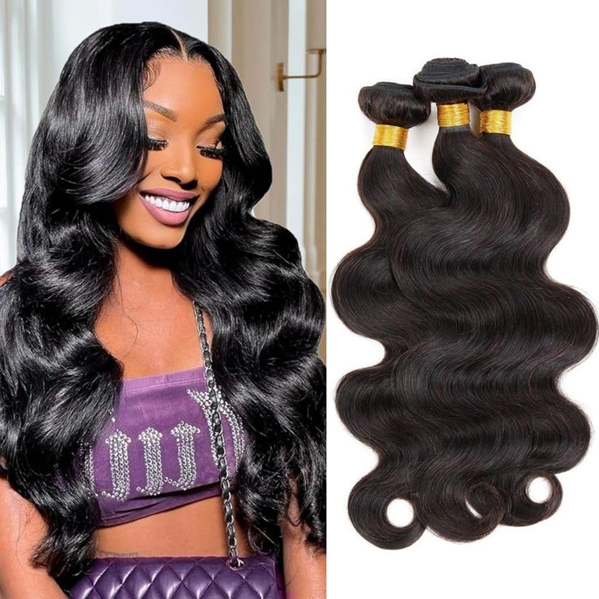 Sew In Human Hair Installation