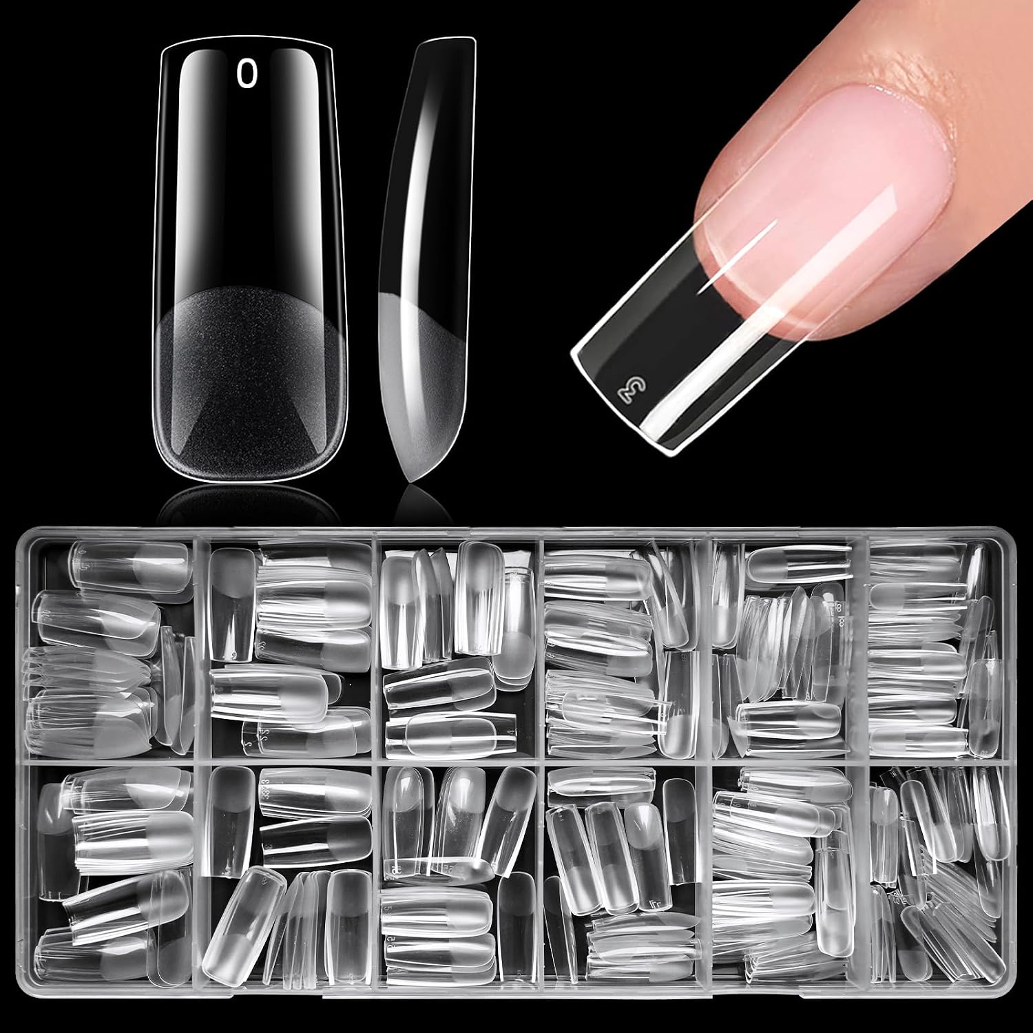Square Acrylic Nails: Long Design Ideas