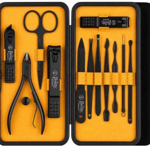 STOBOK 1pc Pedicure Kit Jewelry Organizer Tray Portable Jewelry Organizer Pedicure Storage Case Manicure Supplies Case Cosmetics Train Cases Beauty Metal Jewelry Box Travel Compartment
