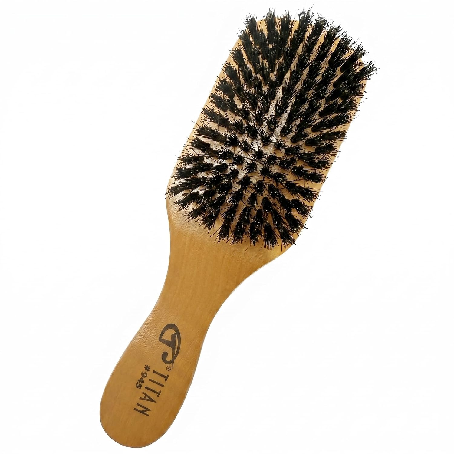 Wave Brush For Men All Hair Textures – 1pc, 100- Natural Boar Bristles Wooden Handle, Wooden Hair Brush, Mens Hair Brush for Thick Hair, Natural Hair Brush, Boar Brush