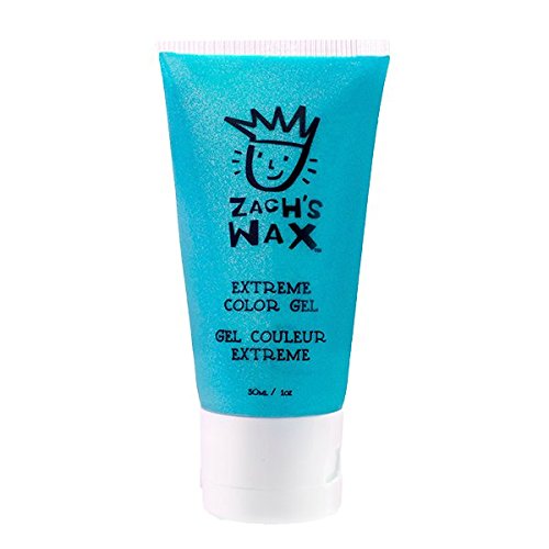 Zach's Wax Color Hair Gel - Neon Blue - 1 Ounce