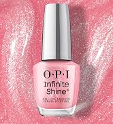 OPI Princesses Rule Infinite Shine shimmery light baby pink nail polish