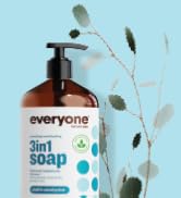 Everyone 3-in-1 Soap, Body Wash, Bubble Bath, Shampoo, 32 Ounce (Pack of 2), Pacific Eucalyptus, ...