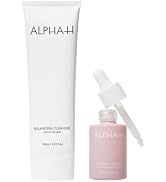 Alpha-H Sensitive Skin Skincare Set: Balancing Cleanser & Vitamin E Serum Bundle
