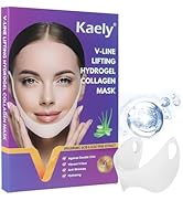 evpct 6Pcs V Line Lifting Hydrogel Collagen Mask Strap with Aloe Vera and Seaweed, Hydrating and ...