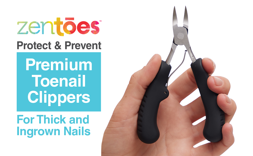 ZenToes Premium Toenail Clippers for thick and ingrown nails
