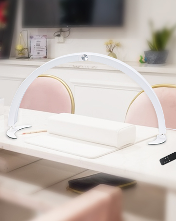 Foldable Half-Moon Desk Lamp