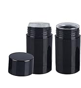 Healthcom 10 Pack 30ml Empty Round Deodorant Containers 1 Oz Twist Up Filling Stick Deodorant Con...