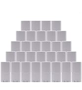 Healthcom 15ml White Plastic Deodorant Containers 0.5 Oz New Empty Oval Lip Balm Tubes Empty Deod...