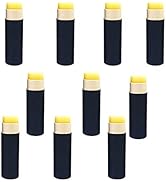 Healthcom 10 Pcs 1 Oz Paperboard Lip Balm Tubes Cardboard Krafts Paper Lipstick Tube Empty Lip Gl...
