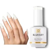 BLUESKY White Gel Nail Polish| Long Lasting Soak Off Gel Polish| Vegan&Cruelty-Free|Professional ...