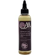 African Afro Moroccan Scalp & Hair Growth Hair Oil for Dry Damaged Hair | Moroccan Argan Oil for ...