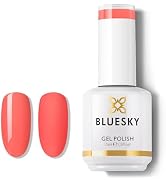 BLUESKY Gel Polish for Nails Color Peach Coral,Salon Single Bottle Gel Soak Off Manicure at Home,...