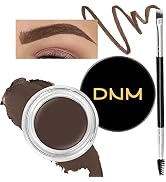 evpct 2Pcs Eyebrow Gel Pomade Dark brown Shaping Kit with Dual-ended Brush Eyebrow Styling Gel Ki...
