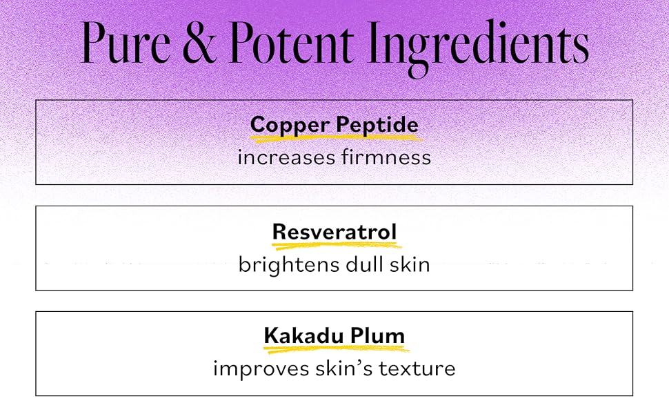 Pure & Potent Ingredients