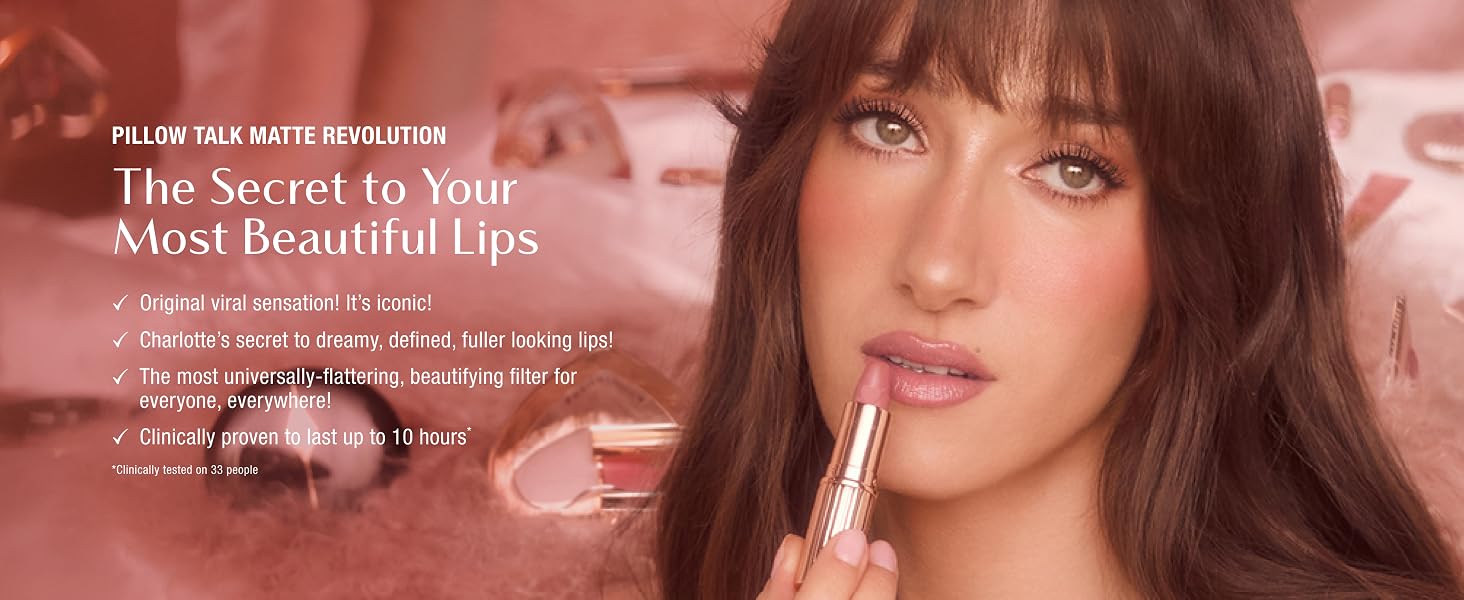 Charlotte Tilbury Pillow Talk Matte Revolution for beautiful lips