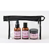 ACNE THERAPY KIT (2oz SET WITH BAG) Facial Cleanser Toner Moisturizer Blemish Skin Care Oily Clog...