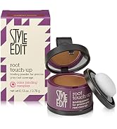 Root Touch Up Powder by Style Edit | Medium Brown Hair Color Coverage for Grays and Roots | Miner...
