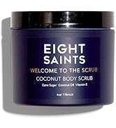 Eight Saints Welcome to the Scrub Coconut Body Scrub, Natural and Organic Exfoliating Sugar Scrub...