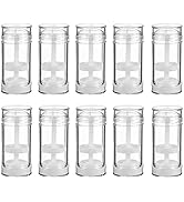 Healthcom 10 Pcs 30ml Empty Deodorant Containers Twistup Filling Stick Clear Plastic Deodorant Co...