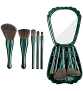 Yoseng Travel Makeup brushes Set,5pcs Mini Complete Function Travel Portable Cosmetic Brushes Kit...