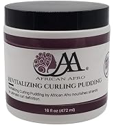 African Afro Revitalizing Curling Pudding Hair Cream for Curly Hair | Curl Defining Cream for Use...