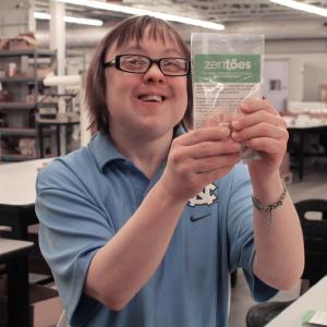 Our products are prepared for shipment by individuals with diverse abilities
