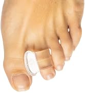 ZenToes Clear Gel Toe Separators for Bunions, Spreaders for Overlapping Toes and Drift Pain - 1 P...