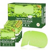 Sleep Mask for Travel Essentials,Steam Eye Mask Green Tea,Reduce Eye Patches for Puffy Eyes and D...