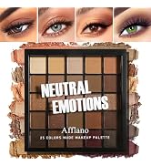Nude Neutral Eyeshadow Palette, 25 Color Matte Shimmer Eye Shadow Palette High Pigment Naked Smok...