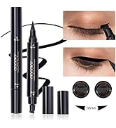 Docolor Eyeliner Stamp Double-sided Liquid Winged Eye Liner Pen Waterproof Smudgeproof Long Lasti...