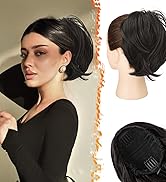 Drawstring Straight Hair Bun