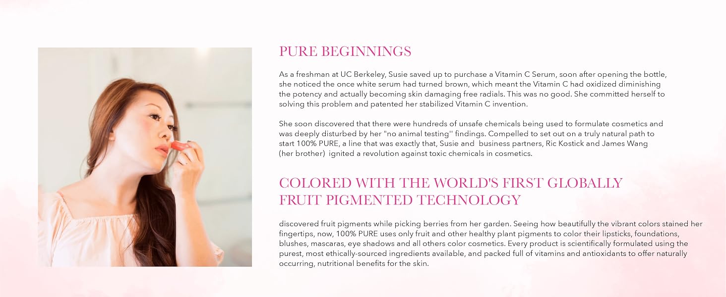 100% pure beginnings revolution against nasty unhealthy cosmetics nutrition for skin