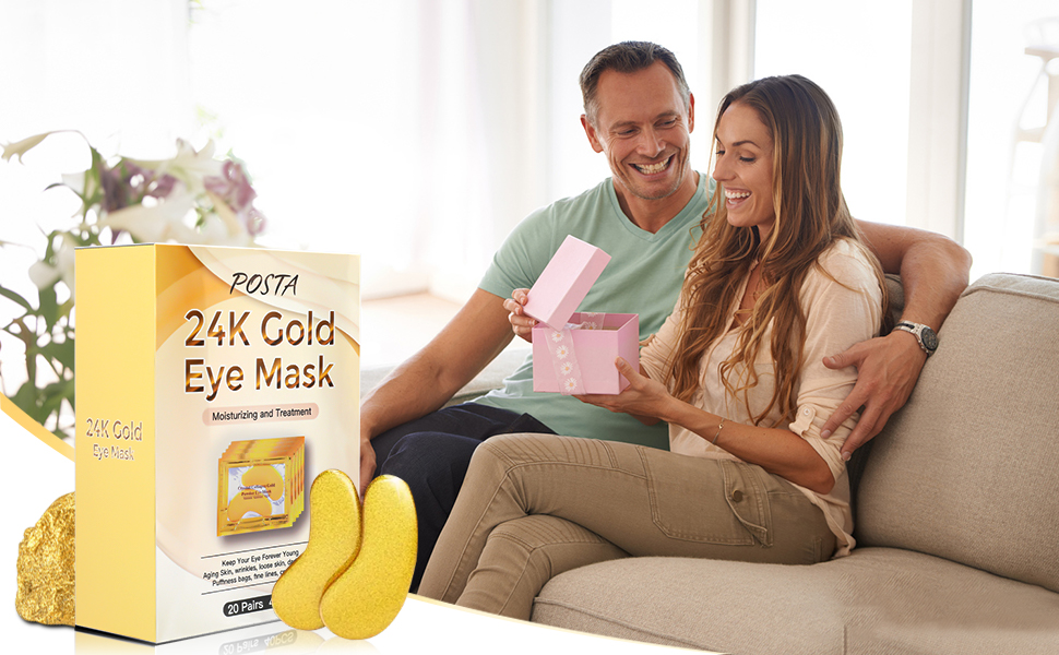 24k gold eye mask