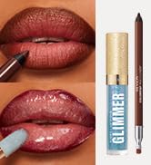 glimmer gloss + multi-liner