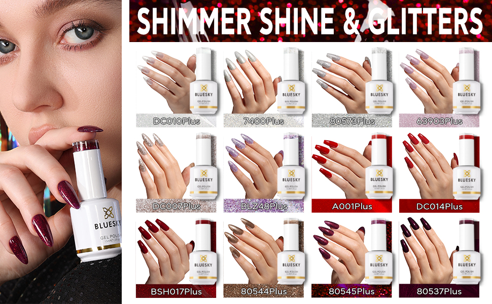 glitter gel polish
