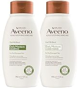 Aveeno Scalp Soothing Oat Milk Blend Shampoo & Conditioner Set for Daily Moisture and Light Nouri...
