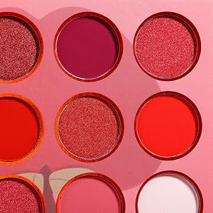 DE'LANCI Red Eyeshadow Palette