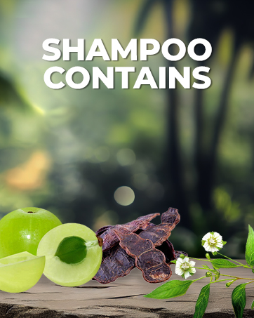 Amla shampoo with natural amla, bhringraj & shikakai extract, designed to strengthen hair