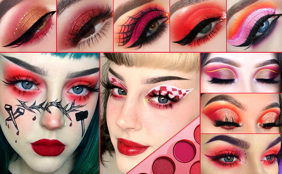 DE'LANCI Red Eyeshadow Palette