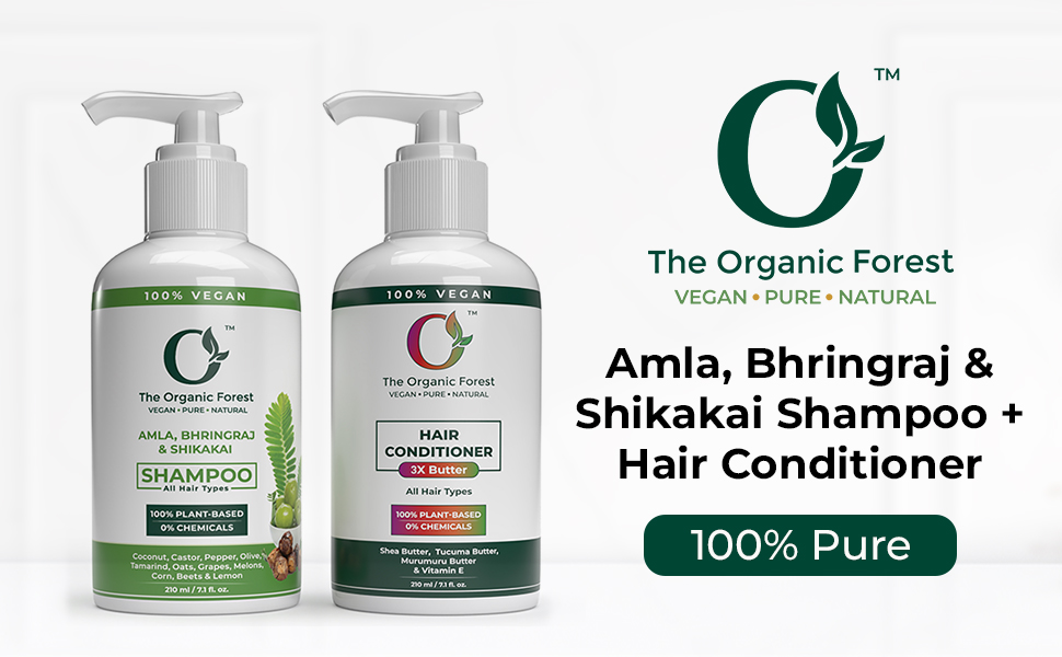 Amla Shampoo & Conditioner Set – Strengthens, Nourishes & Revitalizes Hair Naturally